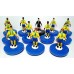 Subbuteo Andrew Table Soccer Everton 2016-17 Away kit on Classic Hasbro Bases